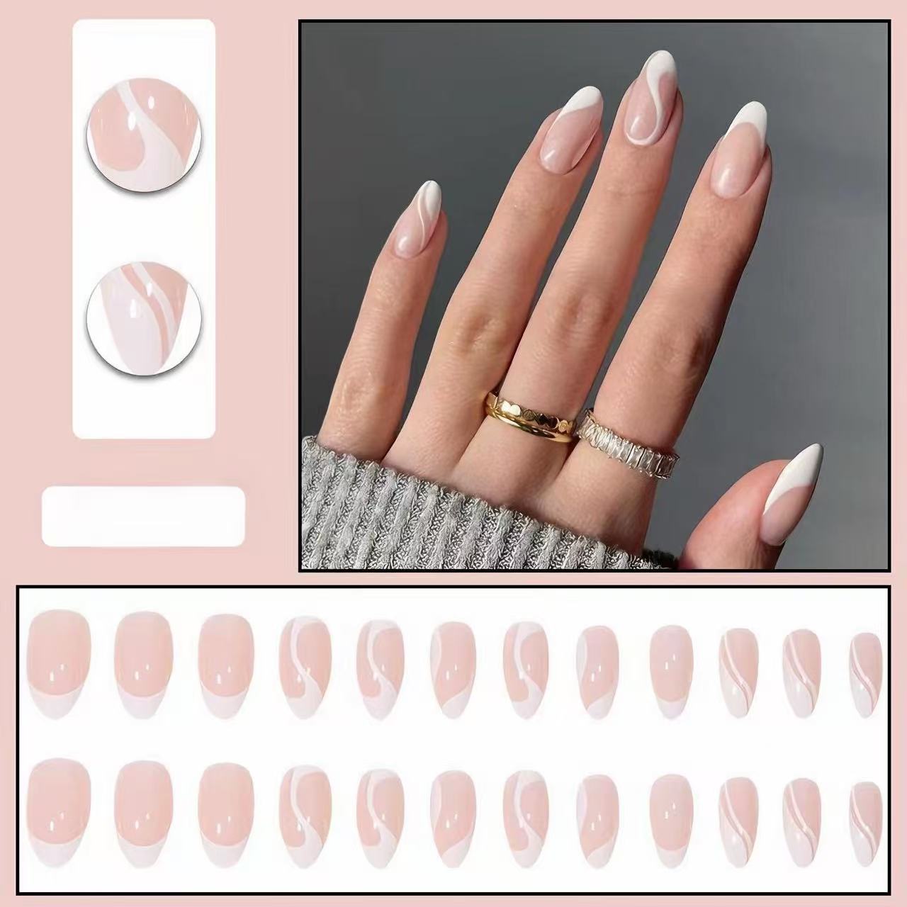 Striped nails